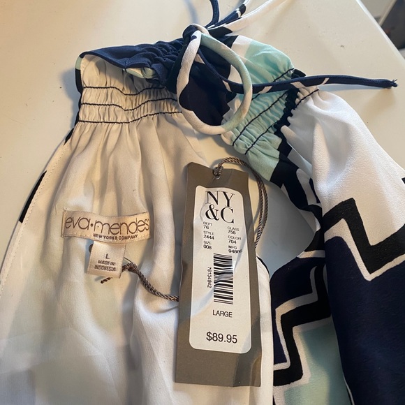 NWT NY & Company Eva Mendes Sleeveless Maxi Dress - Picture 3 of 4